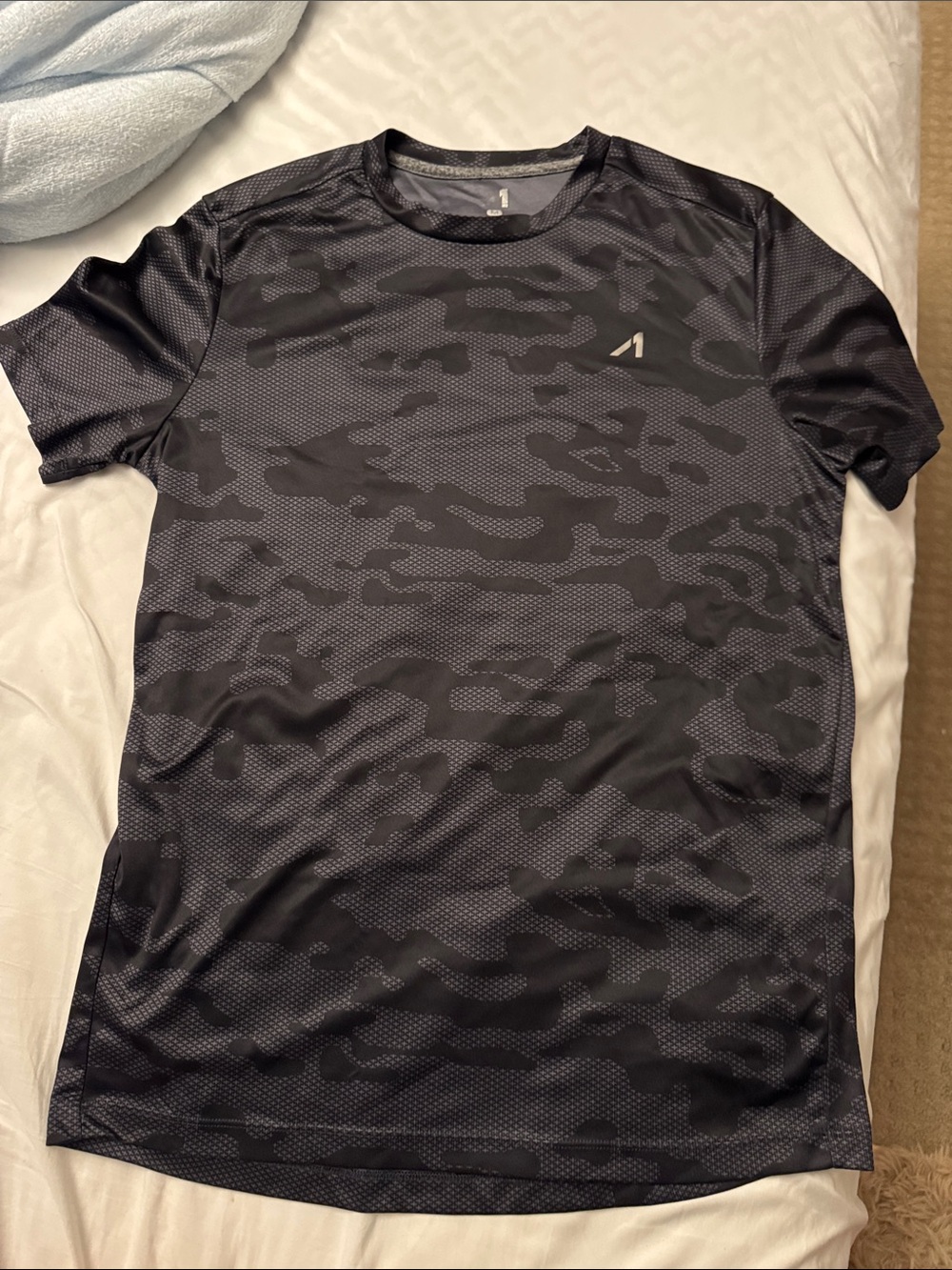 Men's Black Camo Performance T-Shirt